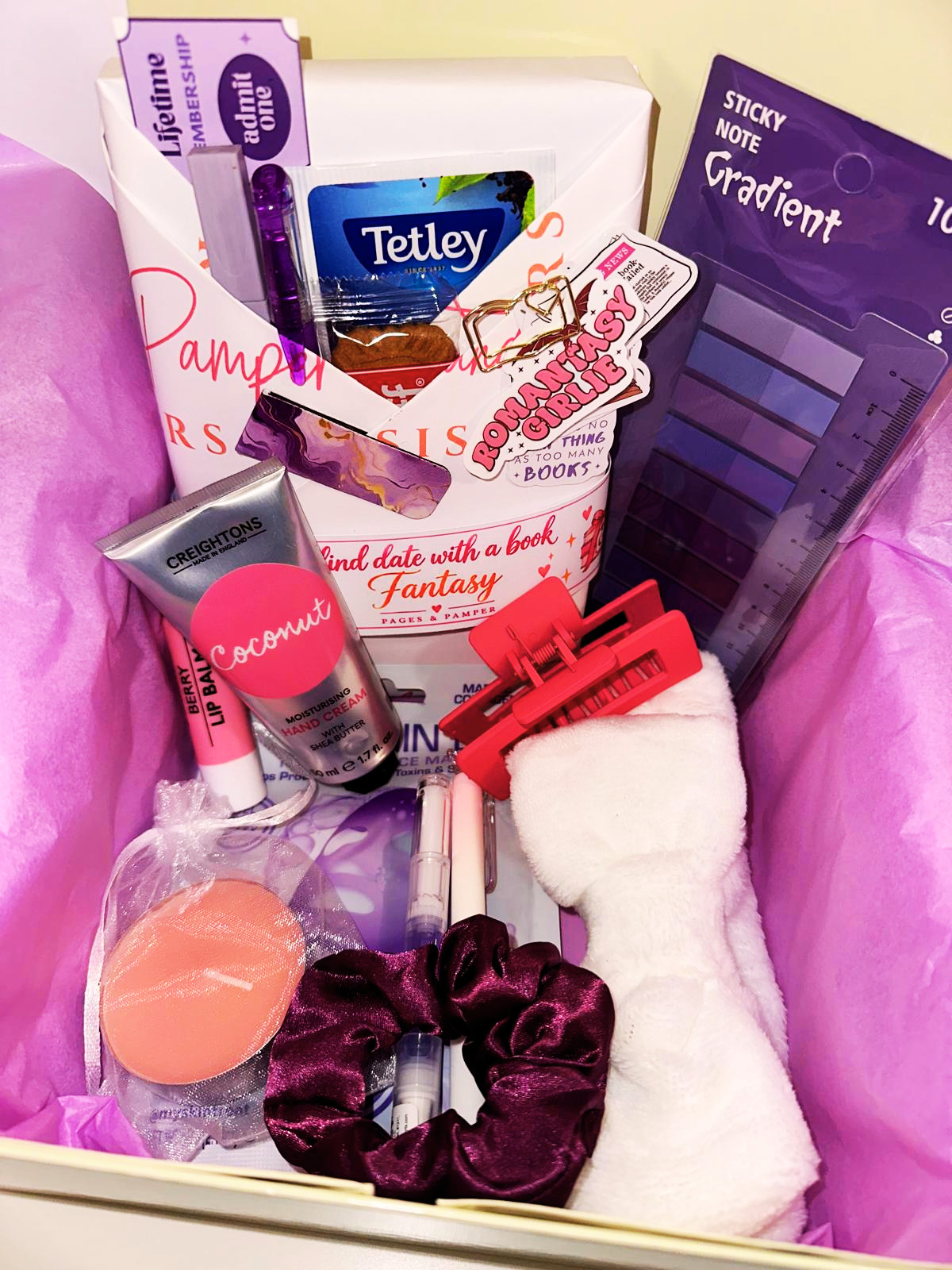 Book and pamper box