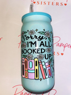 Bookish Glass Tumbler