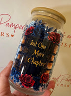 Bookish Glass Tumbler