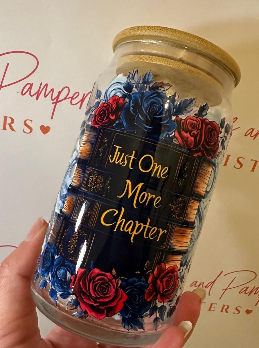 Bookish Glass Tumbler