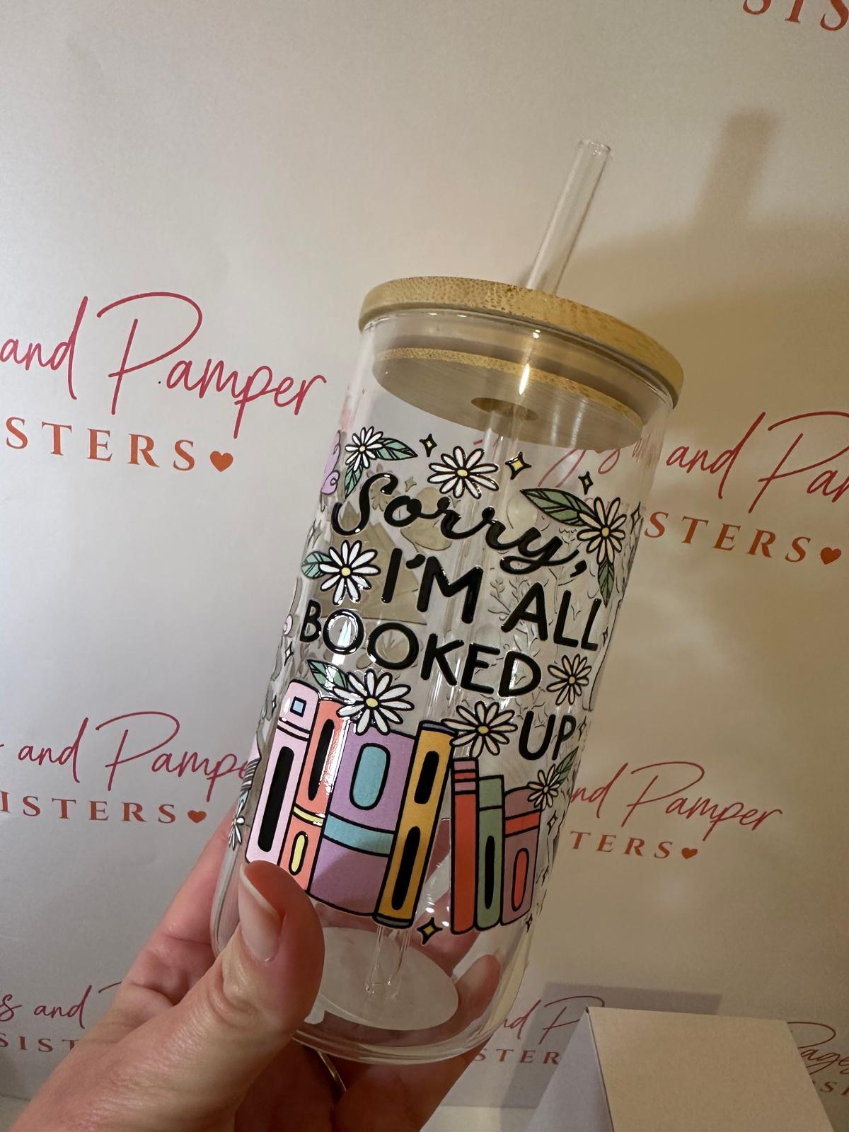 Bookish Glass Tumbler
